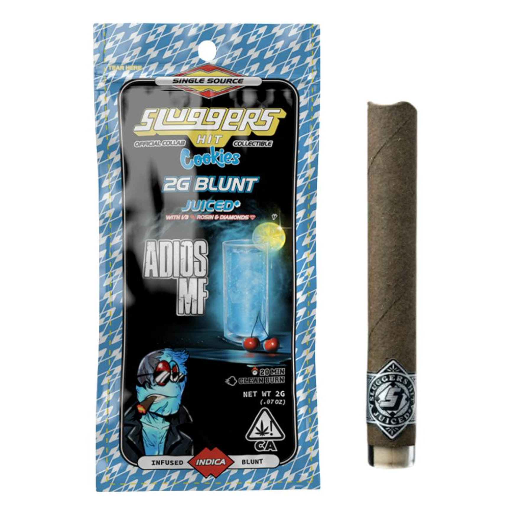 Adios MF (I) 2g Infused Blunt - Sluggers - Adios MF (I) - $22 - Prerolls