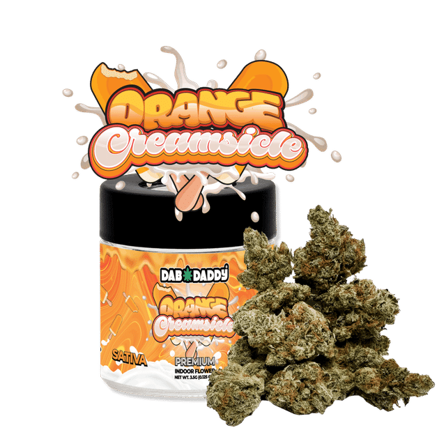 Orange Creamsicle Flower Dab Daddy® 3.5g Premium Indoor Flower