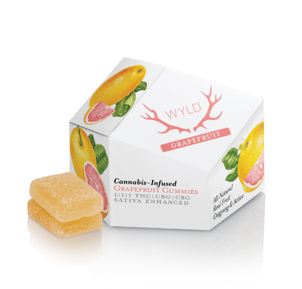 Wyld - Grapefruit 1:1:1 THC:CBC:CBG Gummies - Wyld - Wyld - Grapefruit 1:1:1 THC:CBC:CBG Gummies - $24 - Edible