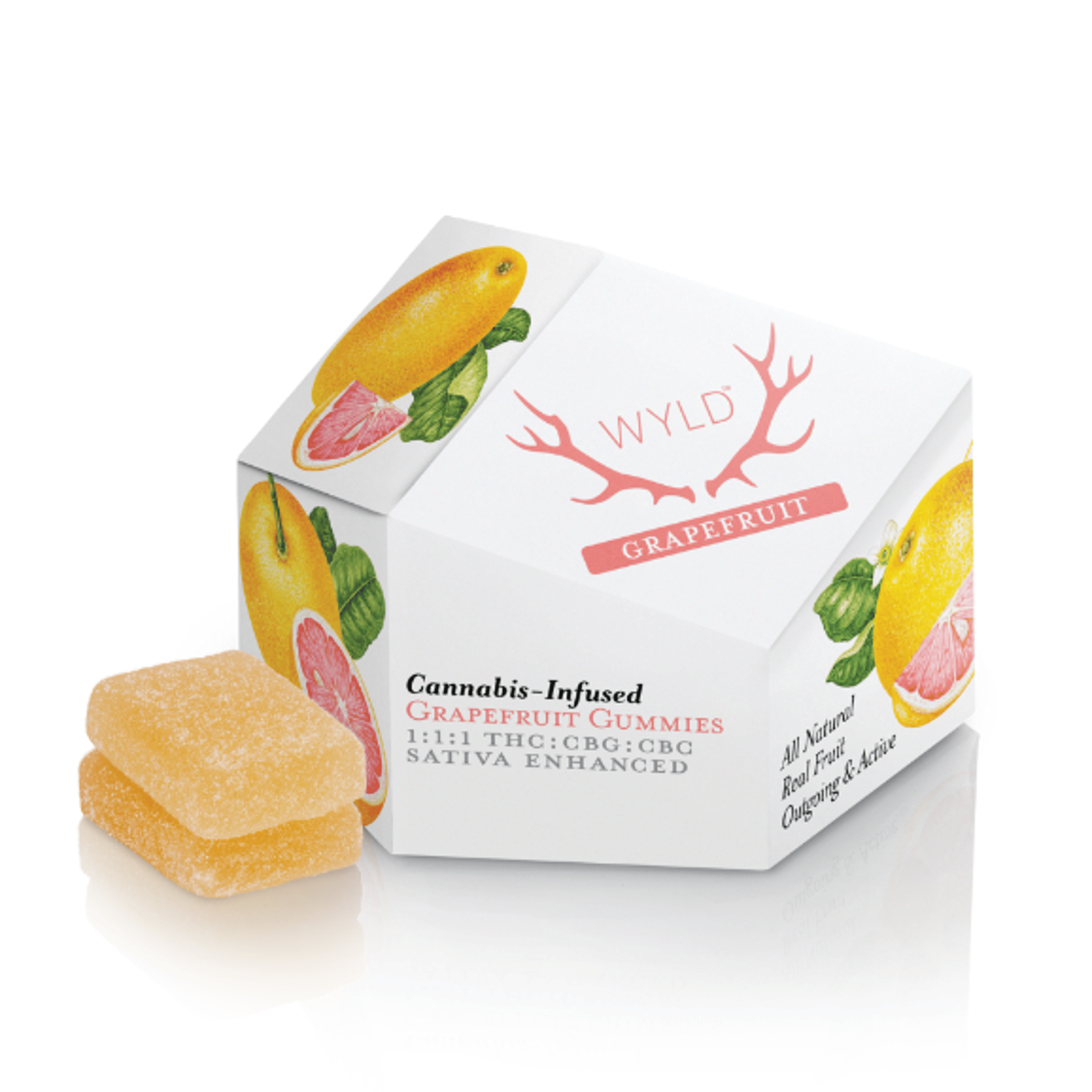 Wyld - Grapefruit 1:1:1 THC:CBC:CBG Gummies - Wyld - Wyld - Grapefruit 1:1:1 THC:CBC:CBG Gummies - $24 - Edible
