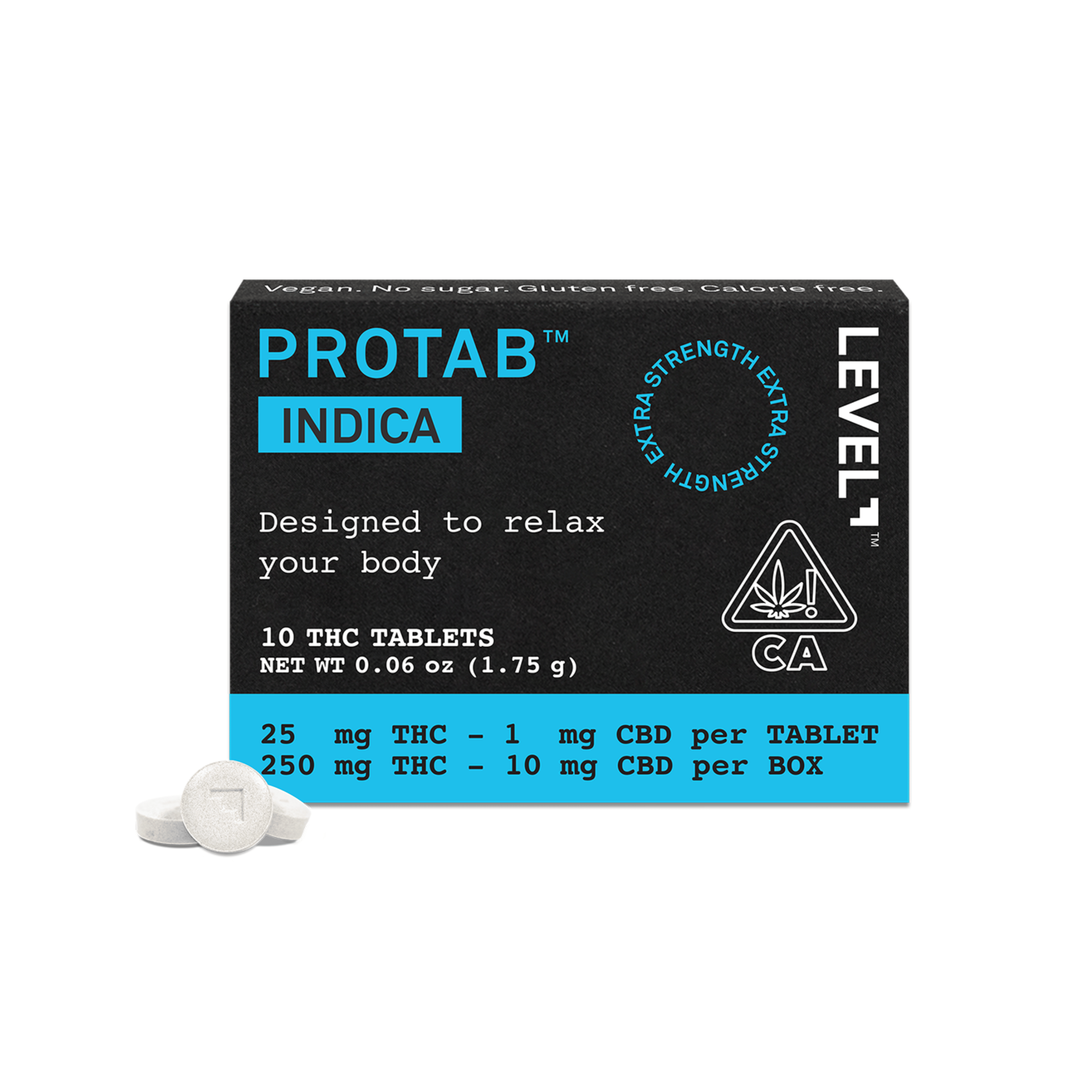 Indica Protabs - 250mg - Level - - $26 - Capsules/Tablets