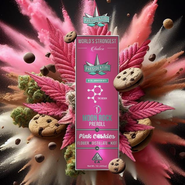 Presidential THC: Pink Cookies X Design Moonrock