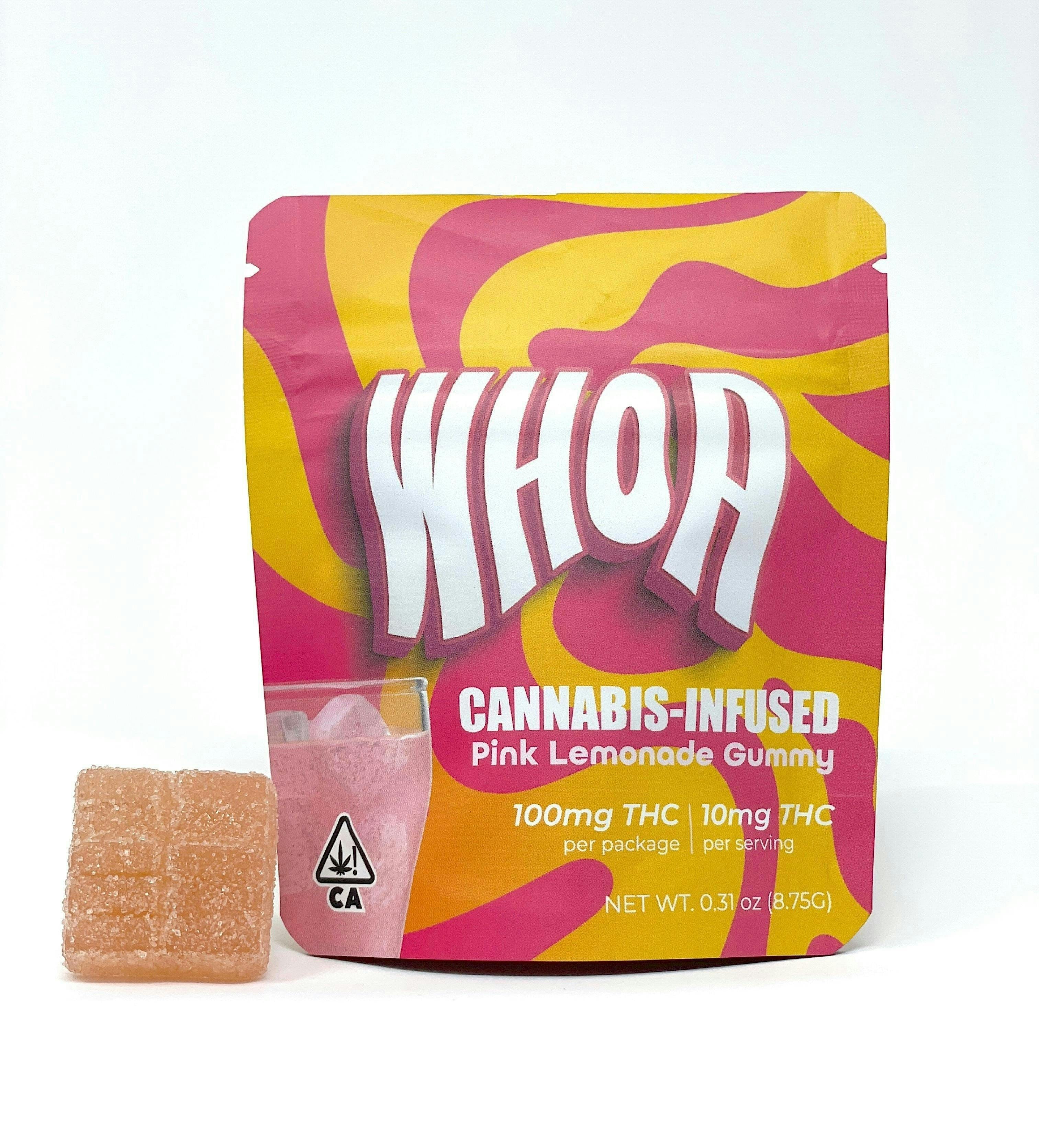 Pink Lemonade Gummy - Bite (100mg) - WHOA -  - $5.05 - Edibles