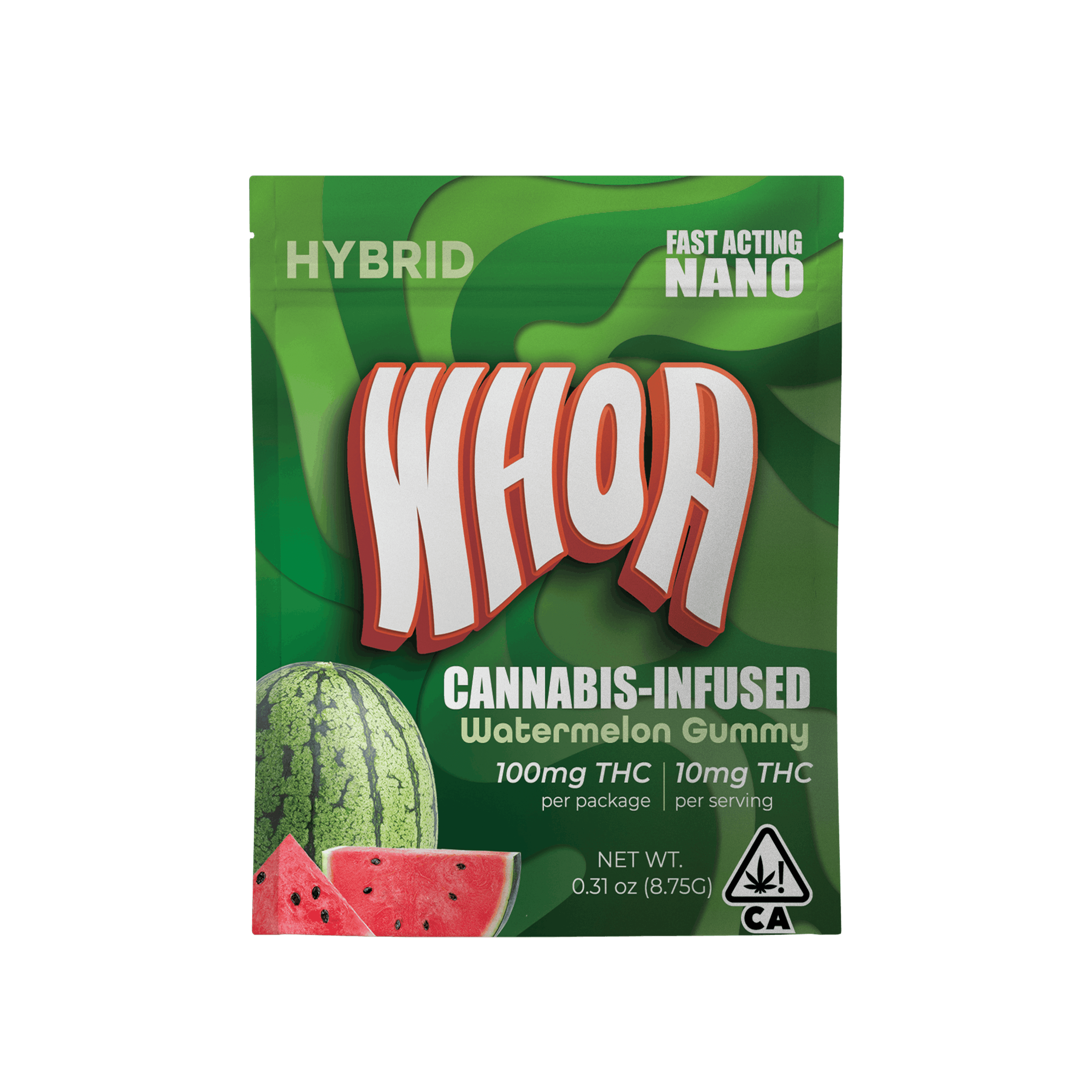Watermelon Gummy - Bite (100mg) - WHOA - - $5.05 - Edibles