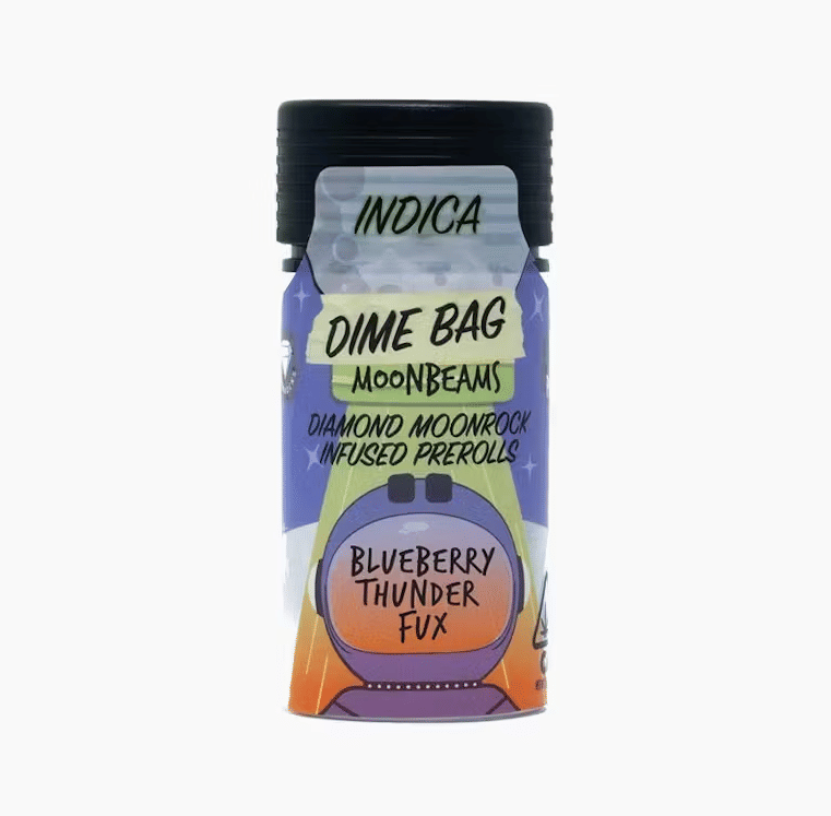 Blueberry Thunder Fux 'Moonbeams' Infused 5pk Preroll - Dimebag -  - $25.74 - Preroll
