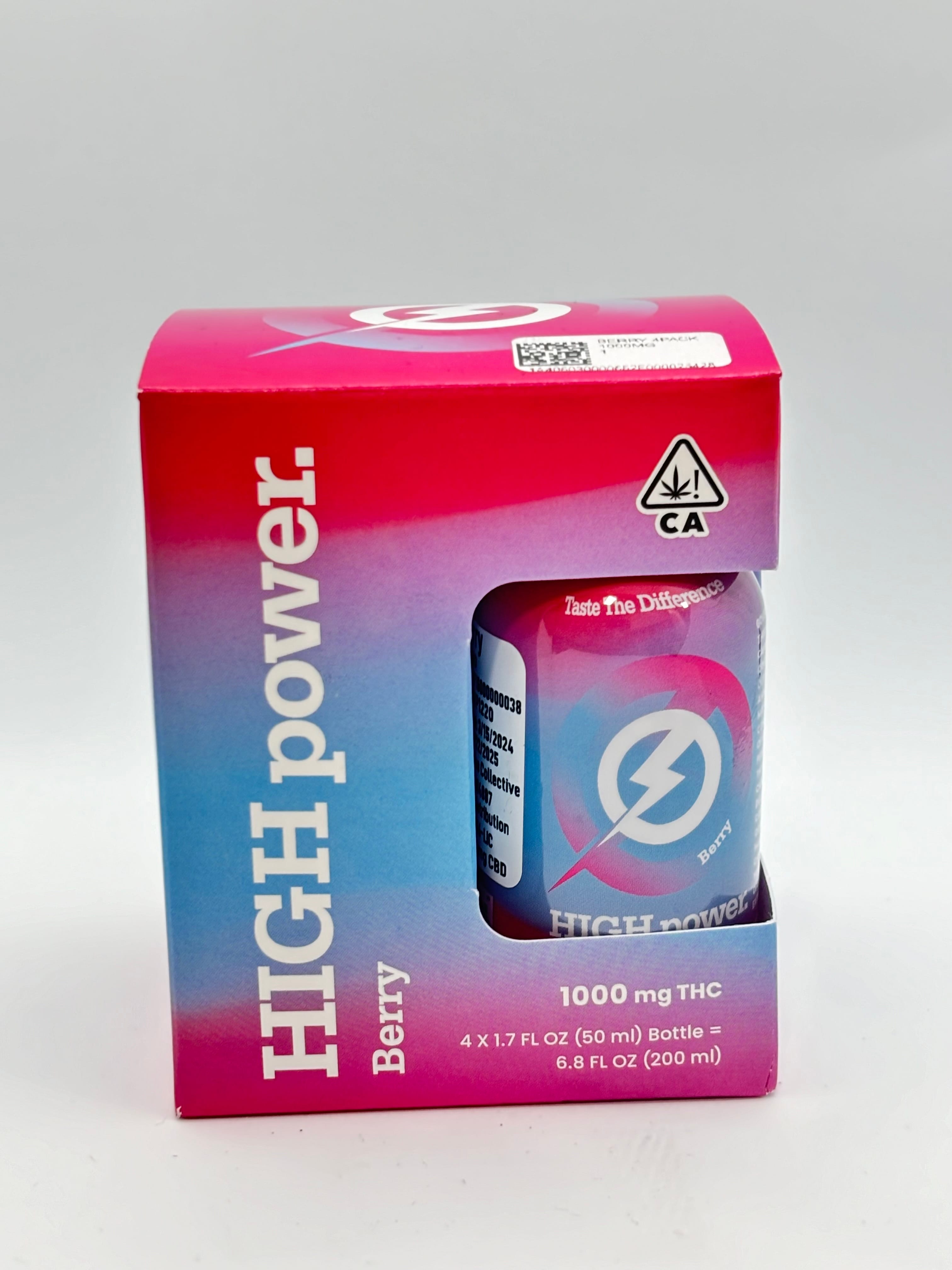 BERRY 4PACK 1000MG - HIGH POWER -  - $37.50 - Edibles