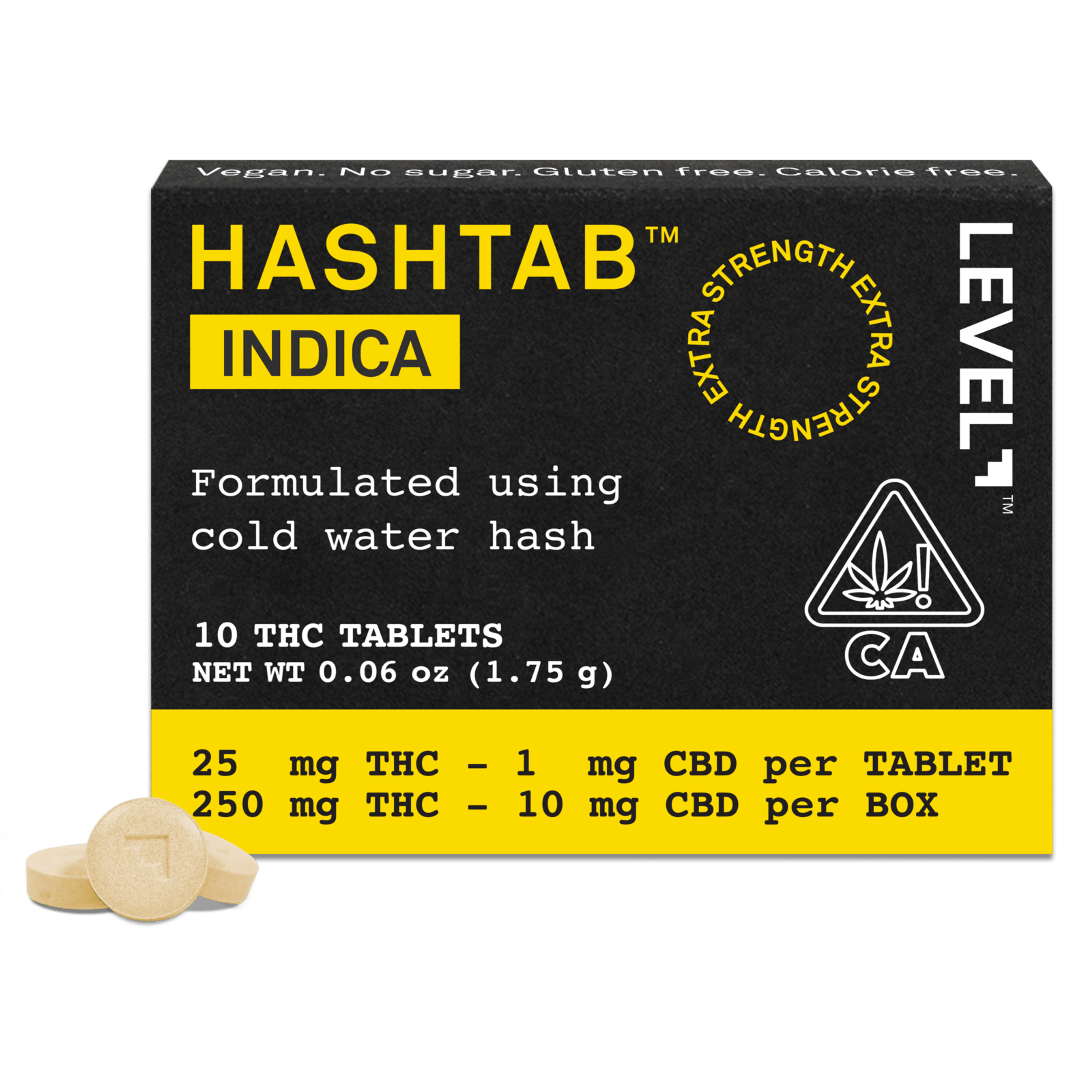 Level Hashtab Indica 250mg - TABLET - Level - - $30 - Capsules