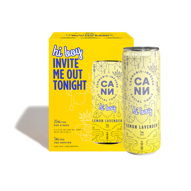 HI BOY 4-PACK LEMON LAVENDER | CANN SOCIAL TONIC