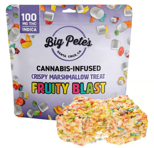 Fruity Blast Crispy Marshmallow Treat - Indica (100mg)