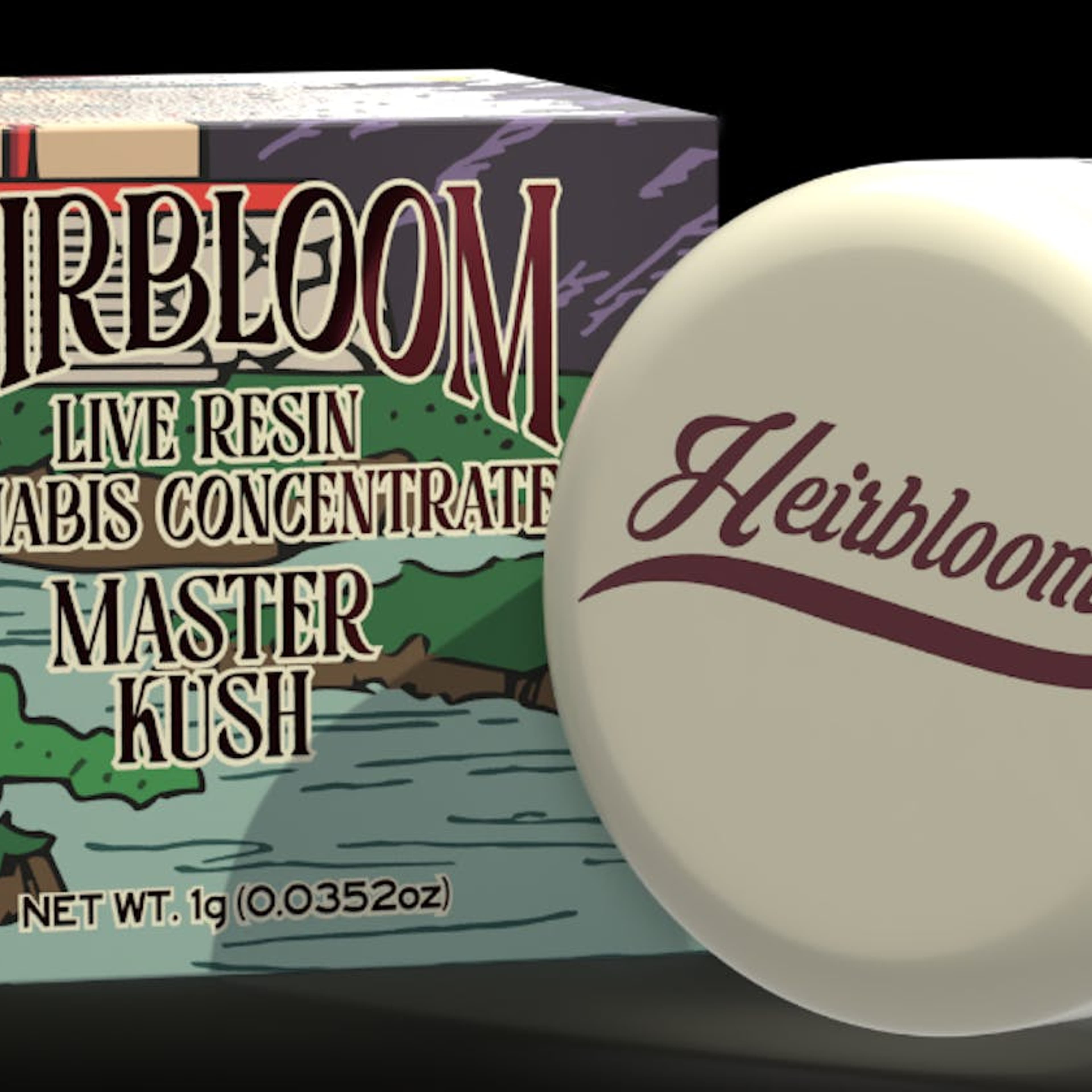 Heirbloom: Master Kush (I) Terp Sugar - 1g - Cannabiotix (CBX) - - $26 - Concentrates