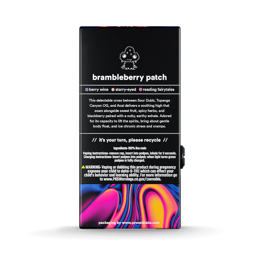 Turn Down Live Resin POD | 1g - Brambleberry Patch - Indica Hybrid - Turn -  - $36 - Vape Carts