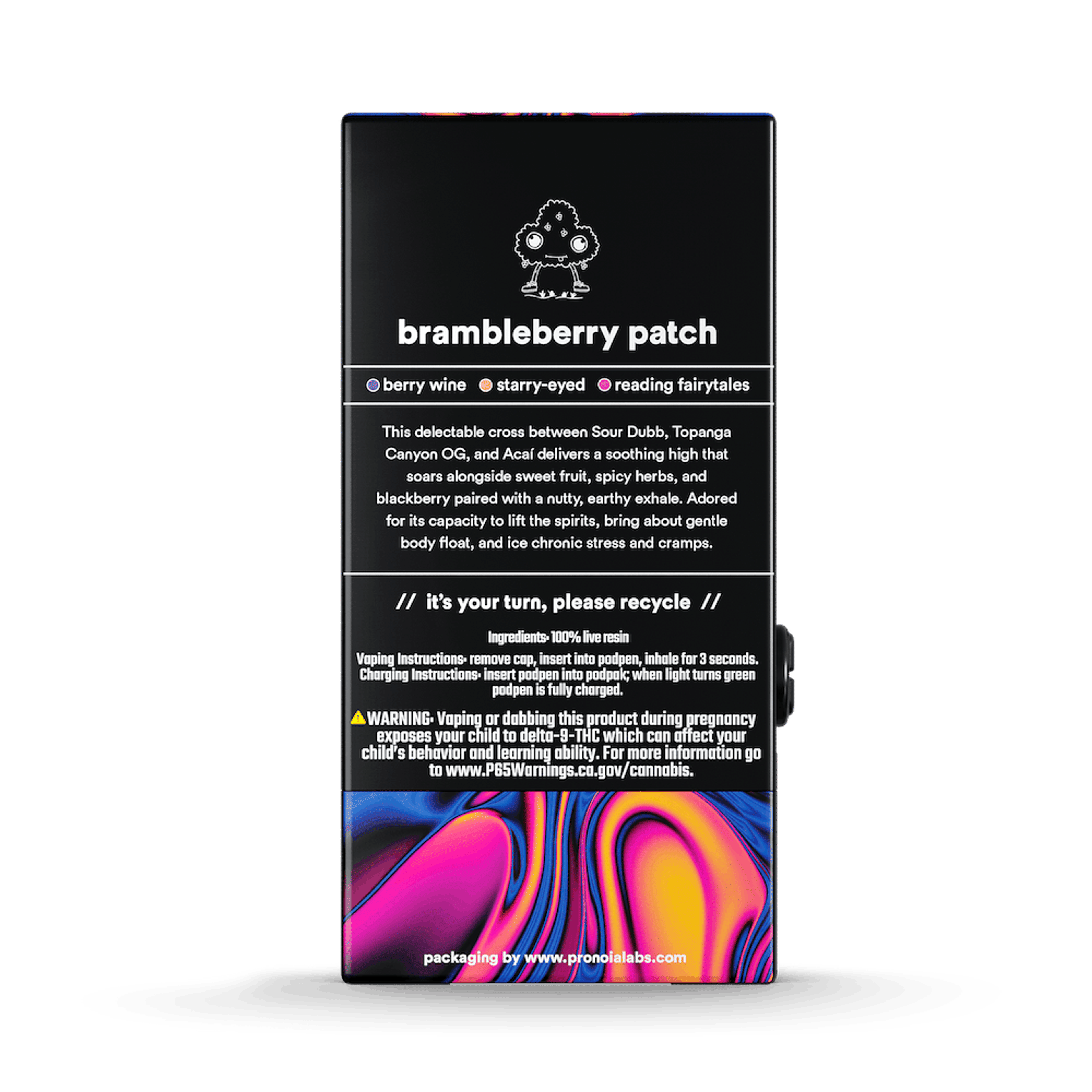 Turn Down Live Resin POD | 1g - Brambleberry Patch - Indica Hybrid - Turn - - $36 - Vape Carts