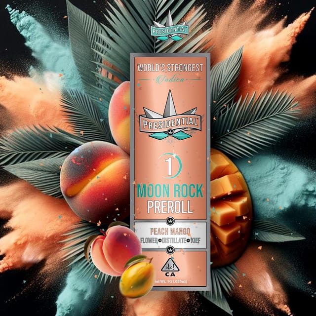 Presidential THC: Peach Mango Moonrock