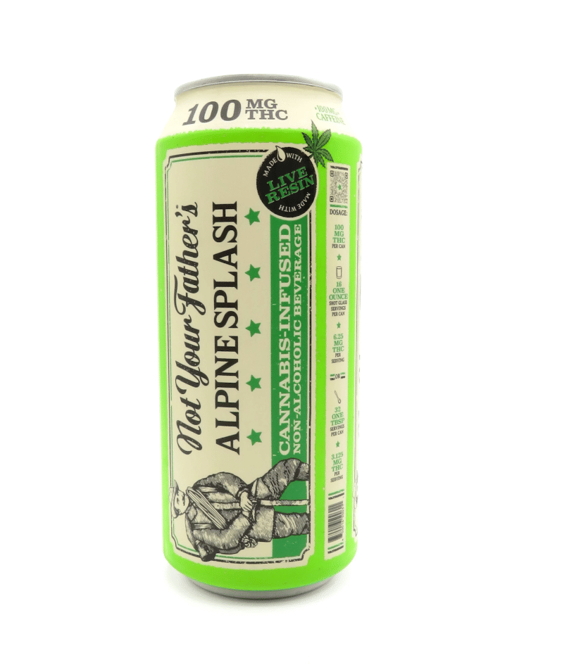 Not Your Fathers 100mg Soda - Not Your Father - Fruit Punch + CBG 16oz - $10.99 - Edibles