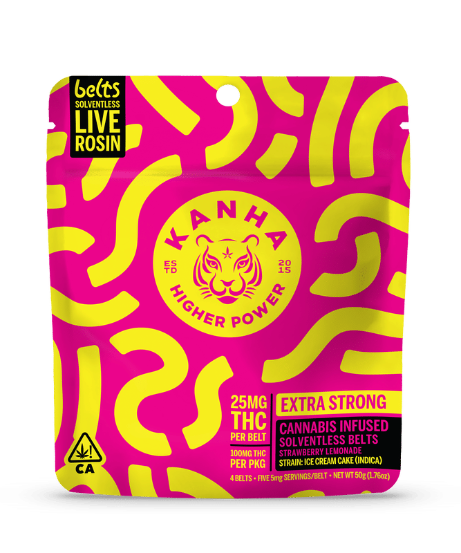 Strawberry Lemonade Rosin Belts - KANHA -  - $25 - Edibles