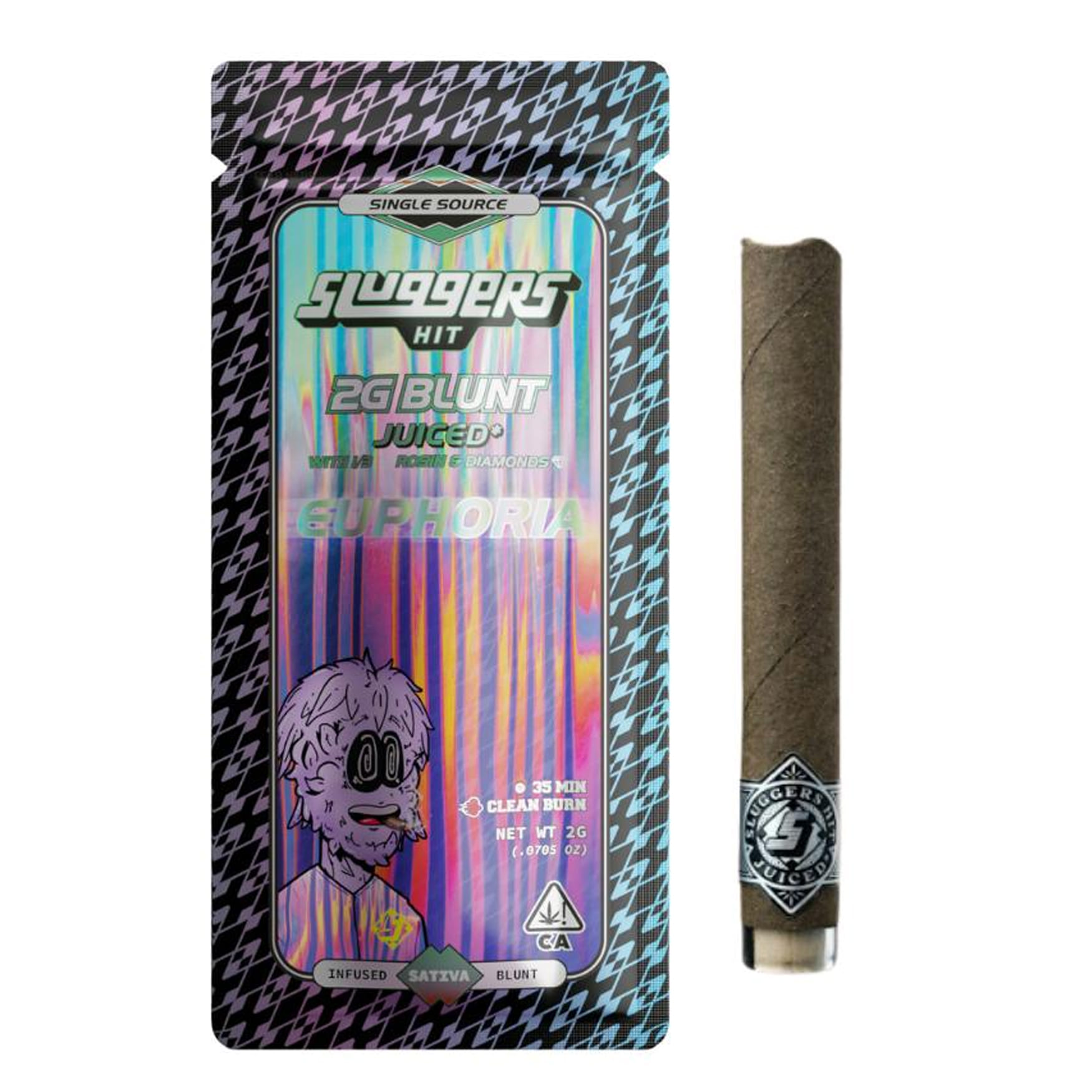 Euphoria (S) 2g Infused Blunt - Sluggers - Euphoria - $22 - Prerolls