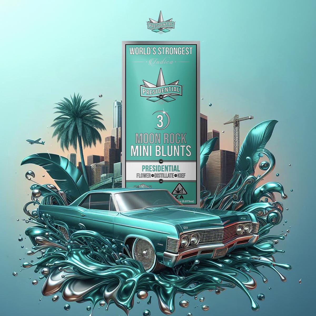 Presidential THC: Classic Mini Moonrock Blunts