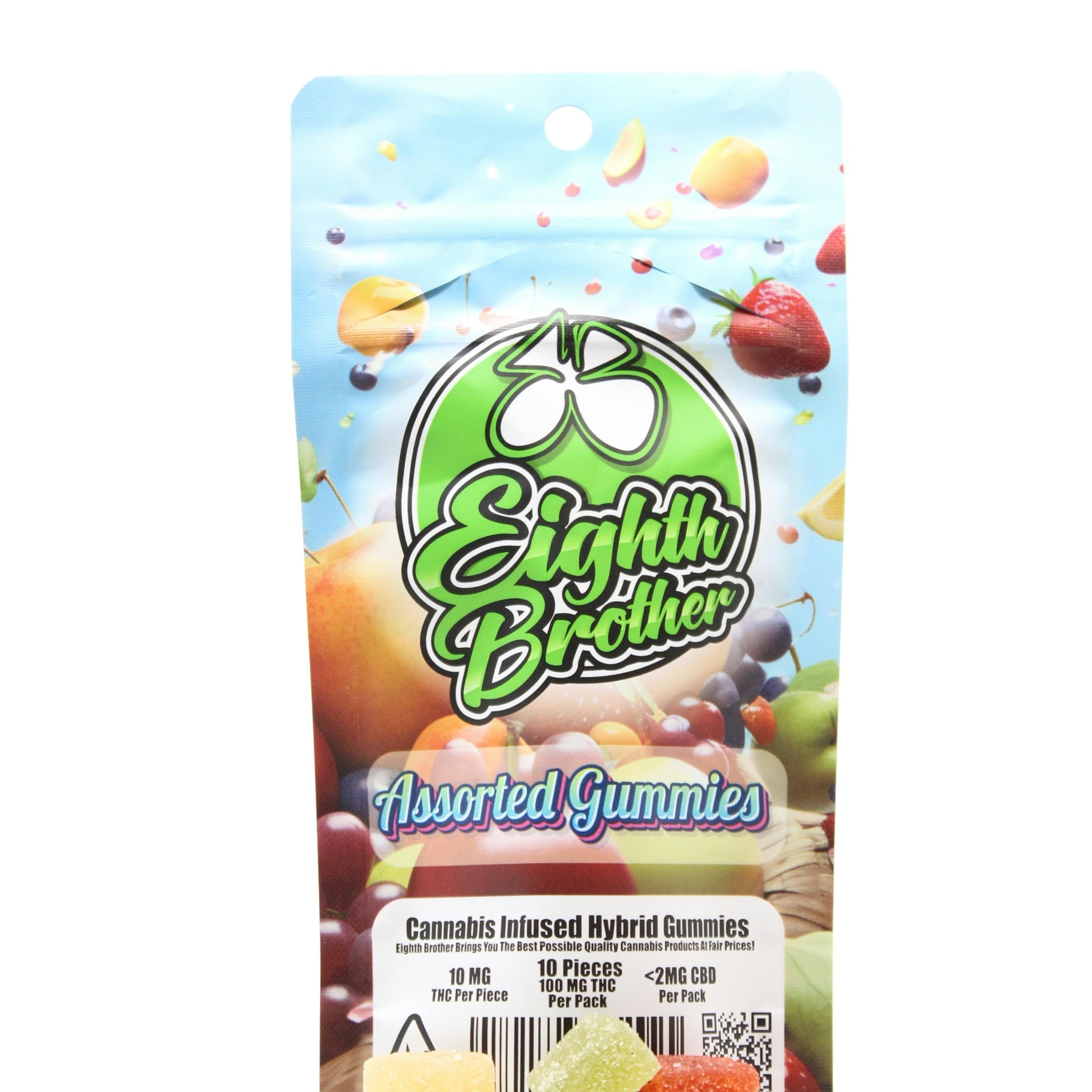 Assorted Gummies 10 pack - 100 mg - Eighth Brother - - $8 - Edibles