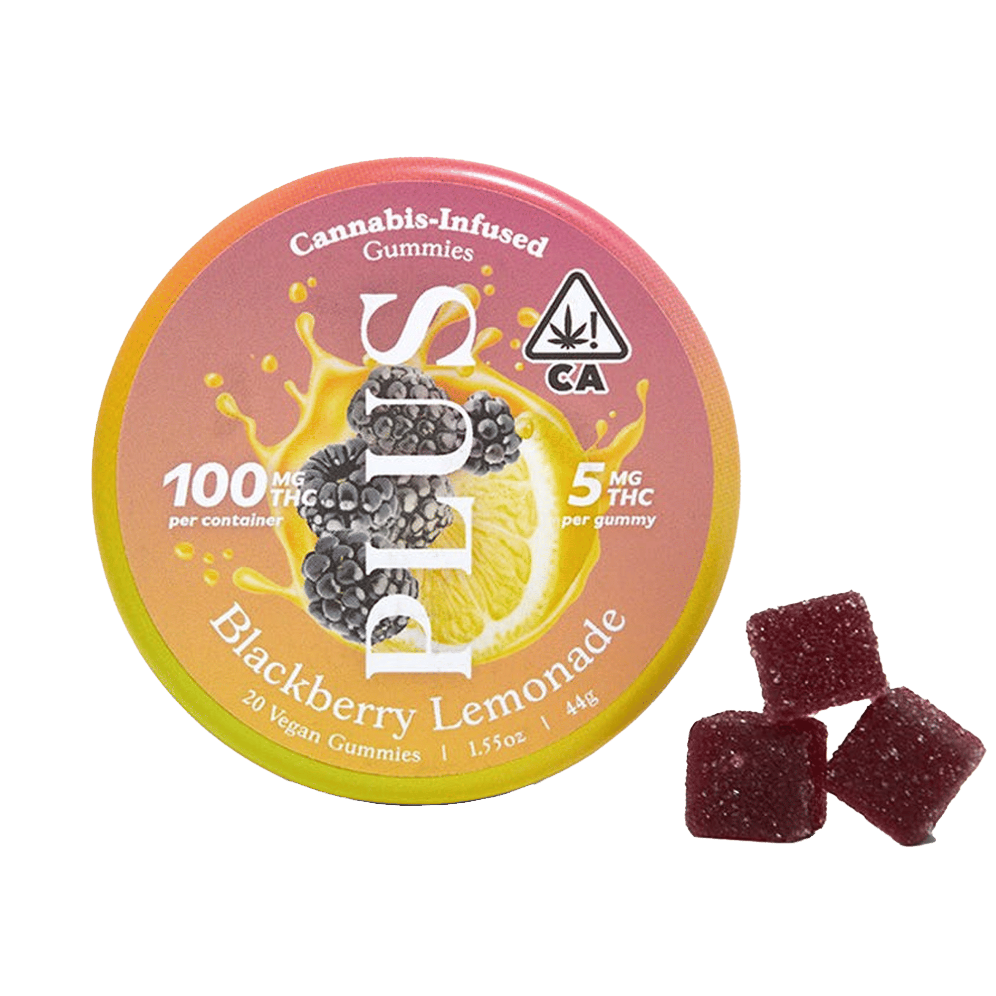 Classic Rosin - Blackberry Lemonade Gummies - PLUS™️ Products - 20 Gummies - $19 - Edibles