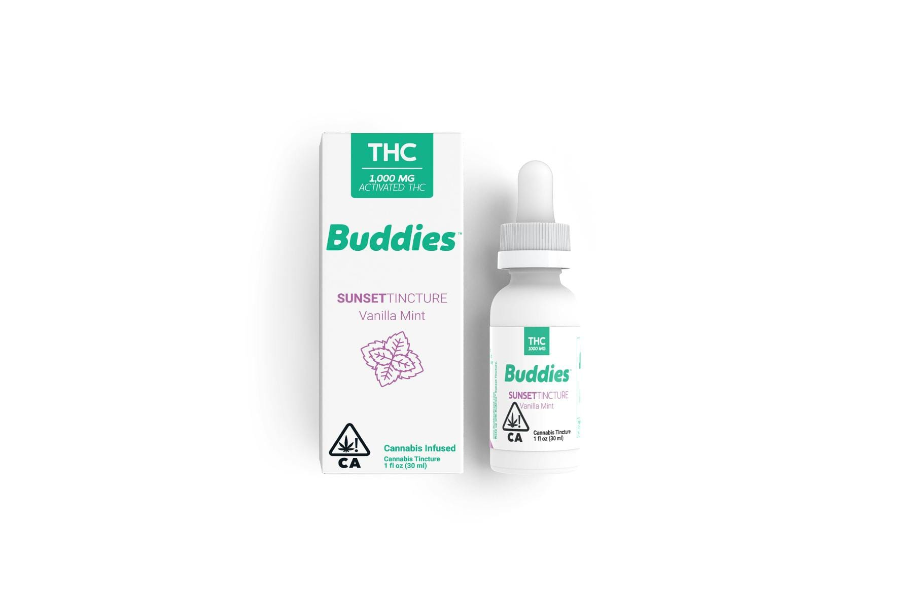 Buddies - Sunset THC Tincture 1000mg - Buddies - Buddies - Sunset THC Tincture 1000mg - $55 - Tincture