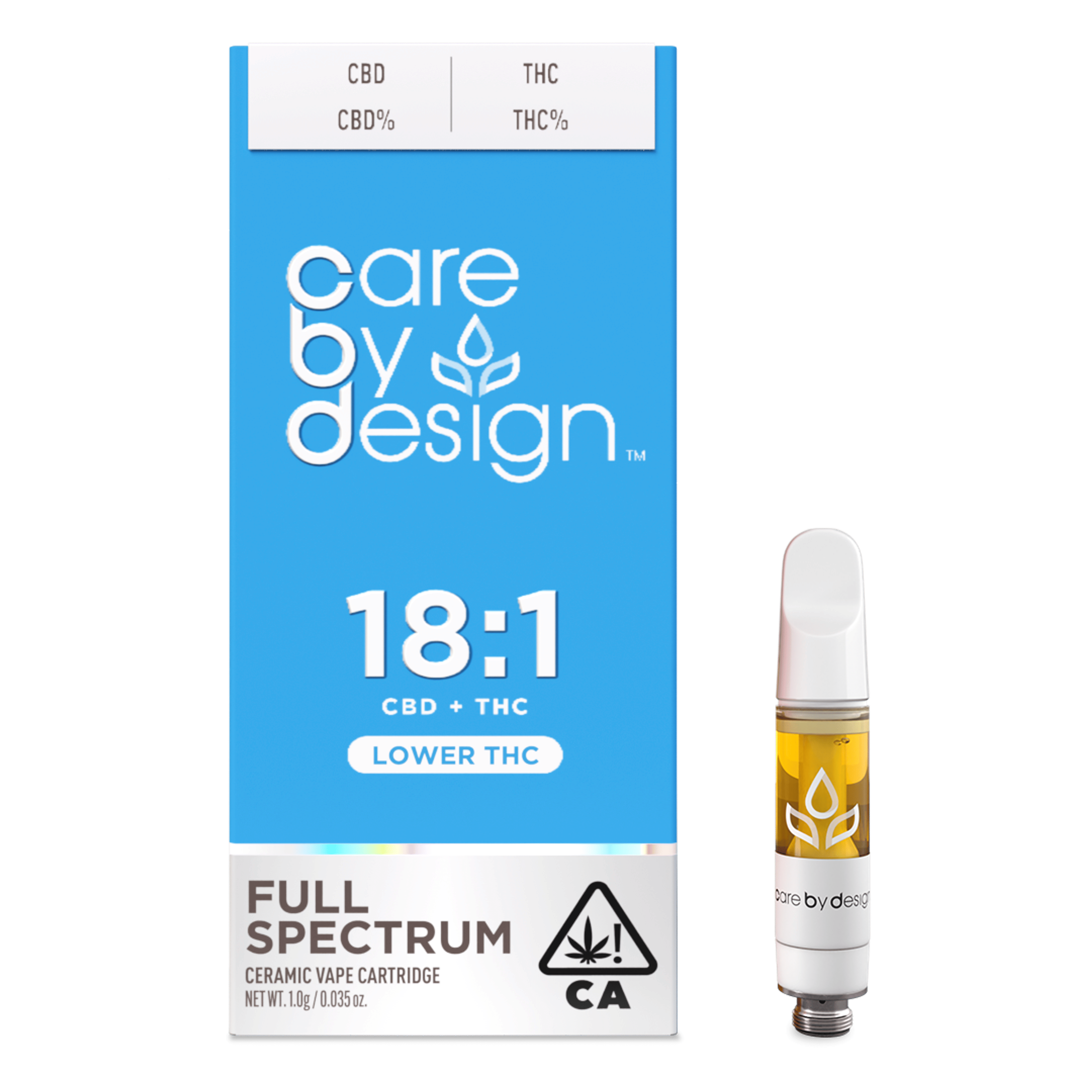 18:1 1g Vape Cartridge - Care By Design - 18:1 Vape - $55 - Cartridges