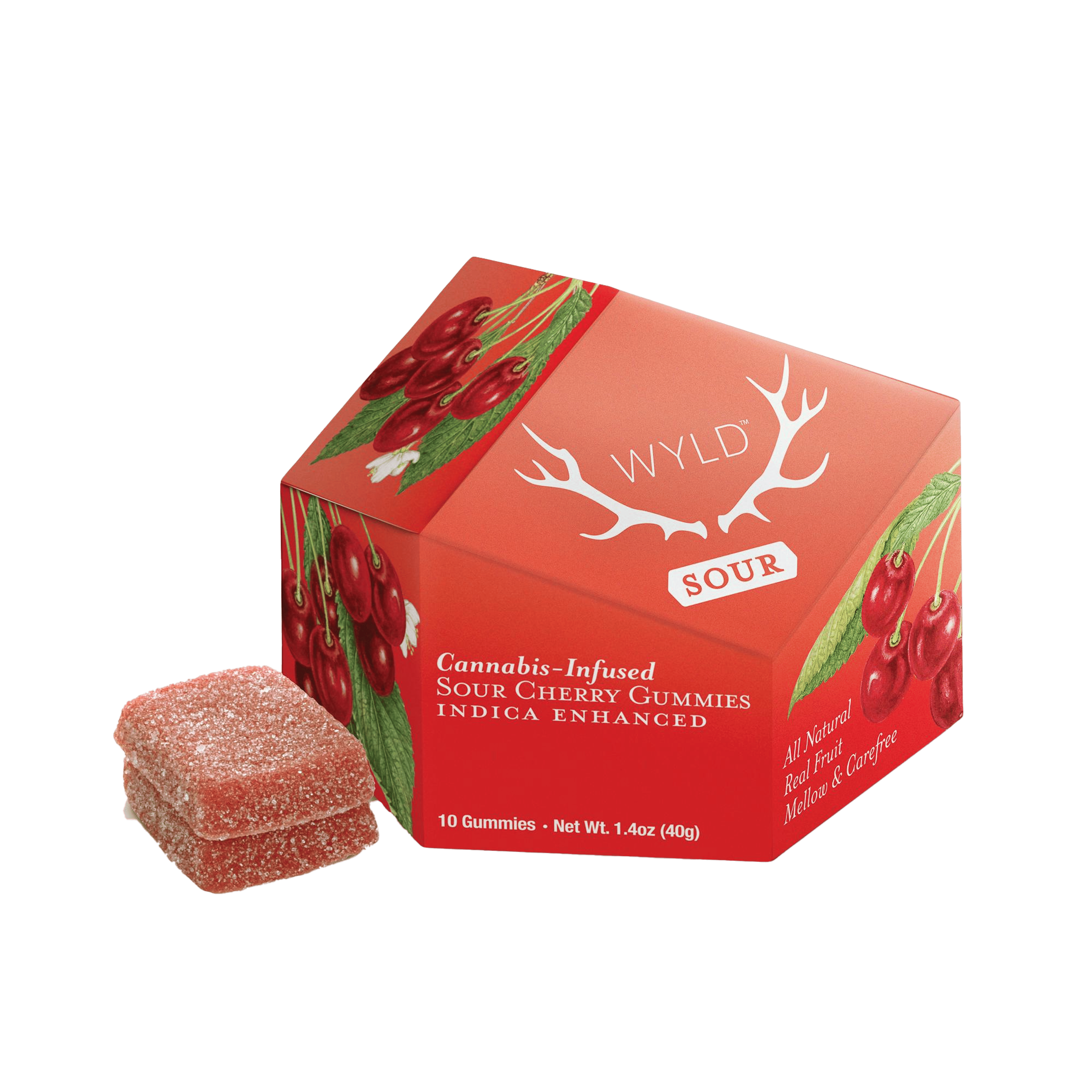 Sour Cherry Gummies - WYLD - - $17.99 - Edibles