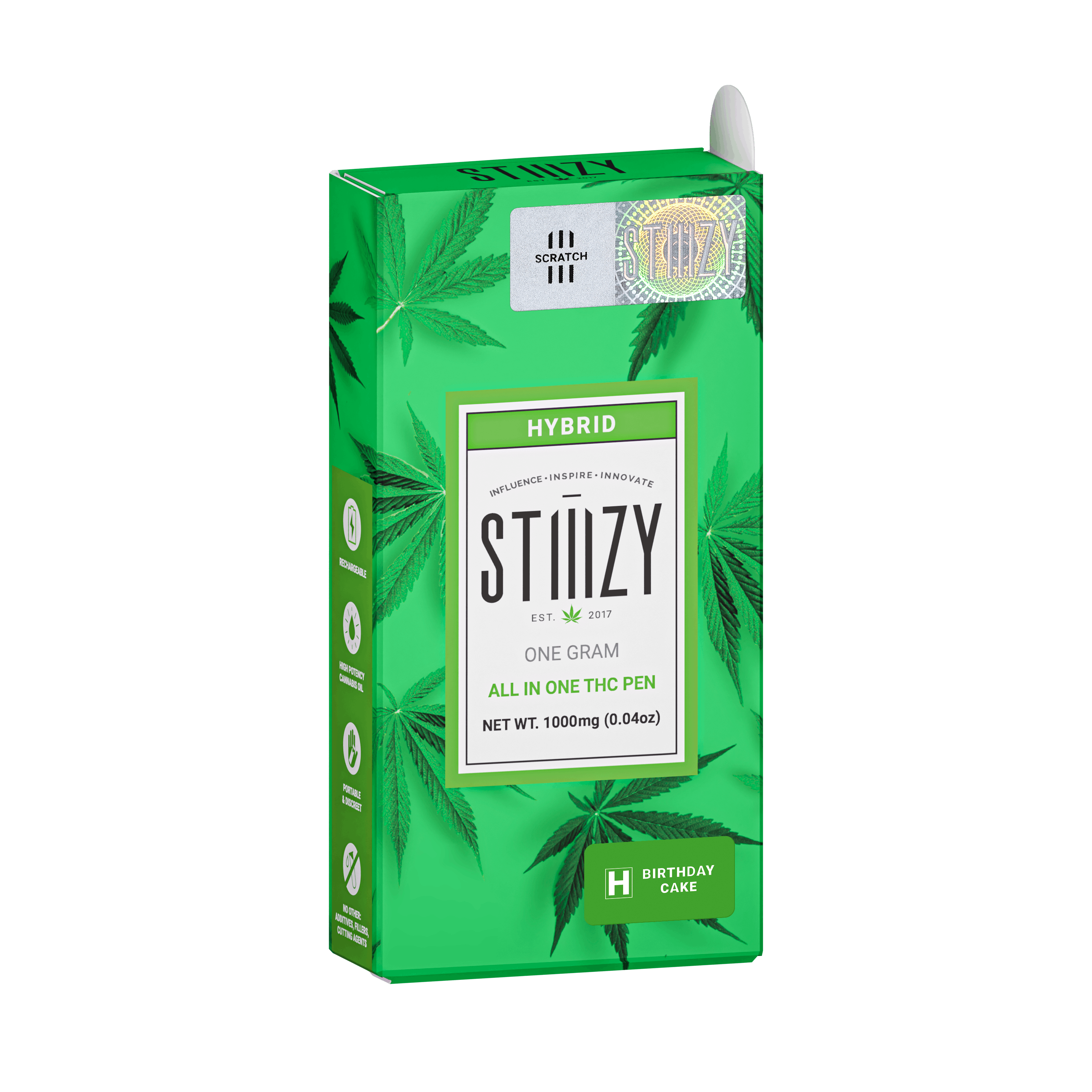 STIIIZY AIO | 1g Birthday Cake - Hybrid - STIIIZY -  - $25.50 - All-In-Ones