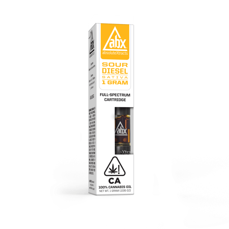 Sour Diesel - 1g Full Spectrum Cartridge - Absolute Extracts (ABX) - Full Gram Sativa - $35 - 510 Cartridges
