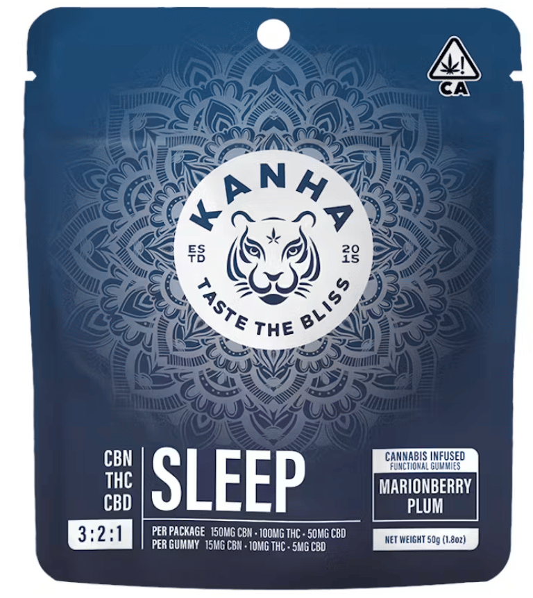 FX Sleep Marionberry Plum 3:2:1 Gummies - Kanha -  - $16.50 - Edibles