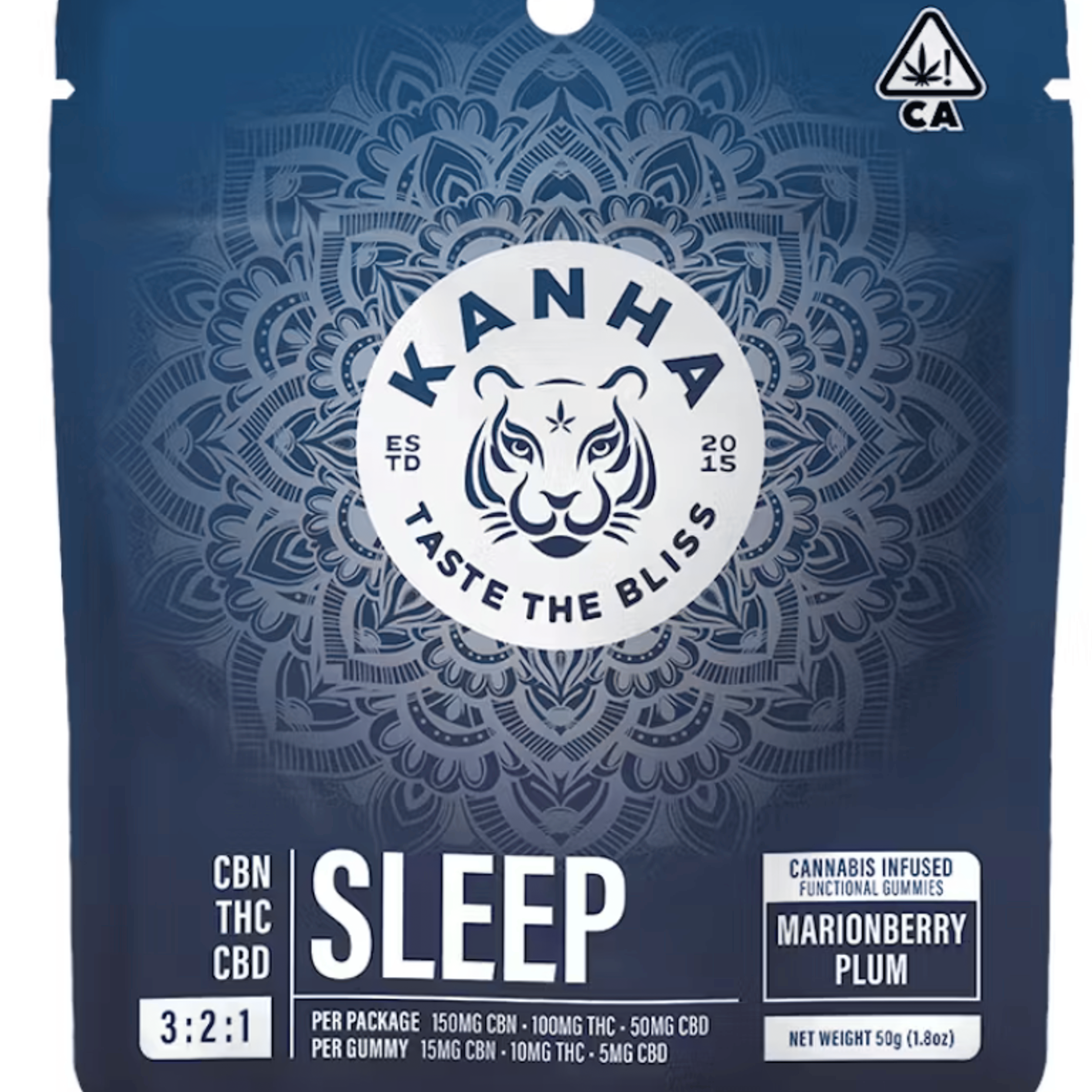 FX Sleep Marionberry Plum 3:2:1 Gummies - Kanha - - $16.50 - Edibles