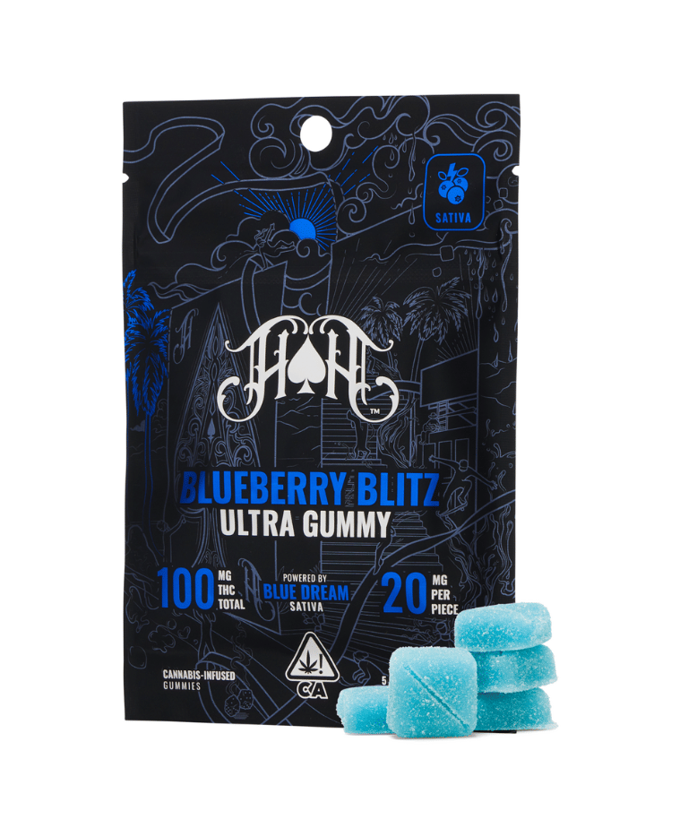 Heavy Hitters Gummies THC 100mg - Heavy Hitters - Blueberry Blitz (S) - $21 - Edibles