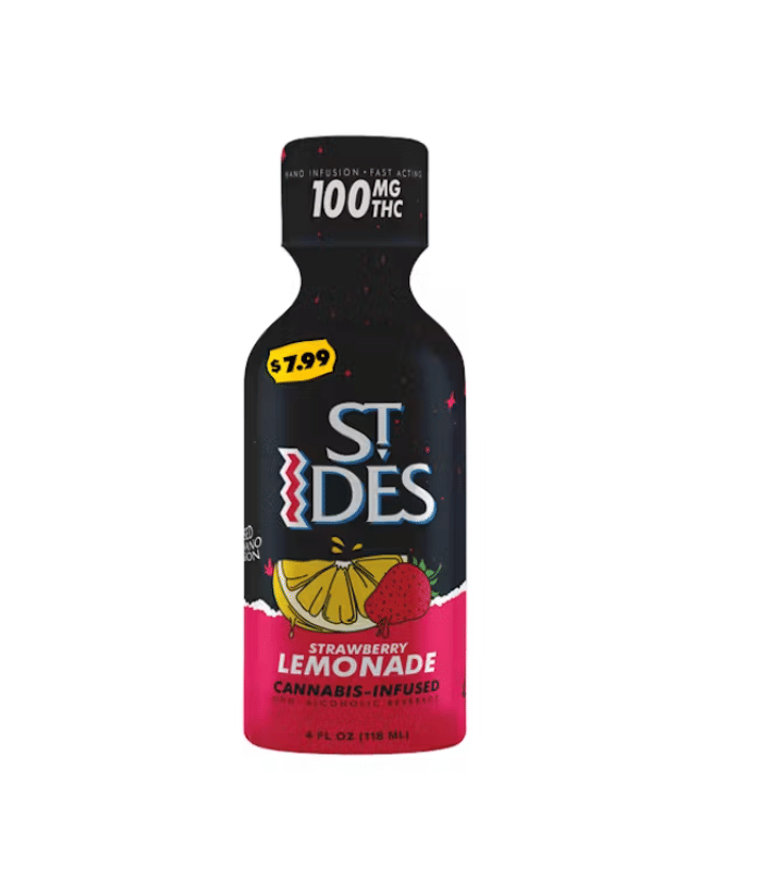 STRAWBERRY LEMONADE 100MG - ST.IDES -  - $6.50 - Edibles