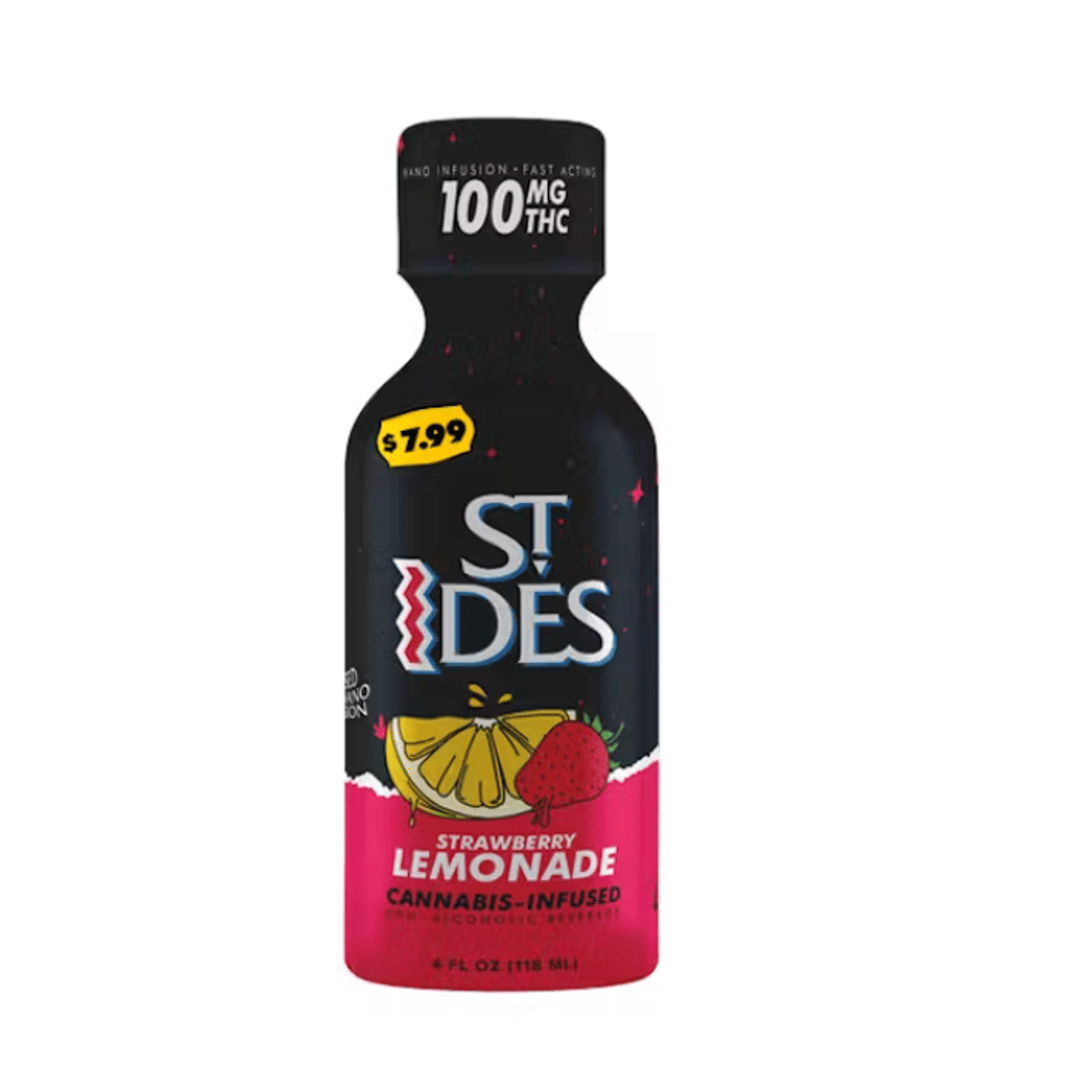 STRAWBERRY LEMONADE 100MG - ST.IDES - - $6.50 - Edibles