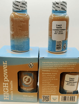 French Vanilla Power Syrup 1.7oz - HIGH power -  - $11 - Tincture