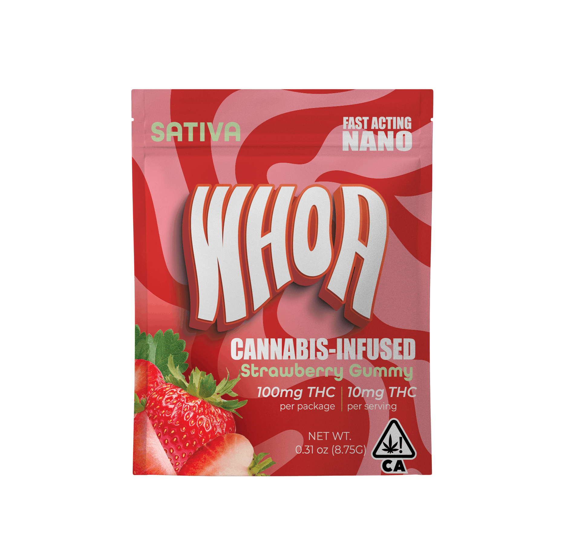 STRAWBERRY 100MG - WHOA -  - $5 - Edibles