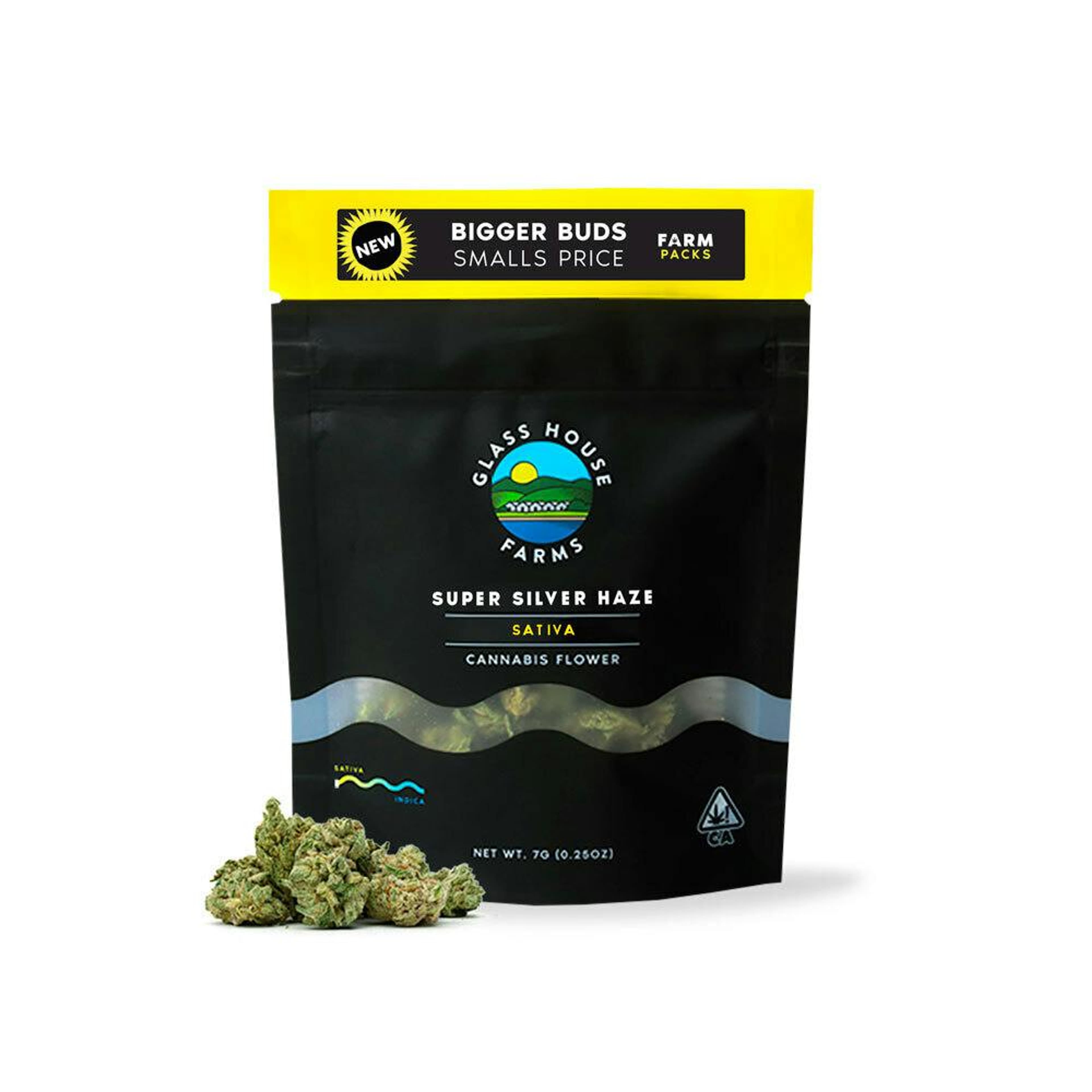 Super Silver Haze - Quarter Flower - Glass House Farms - Quarter - $34.99 - Flower