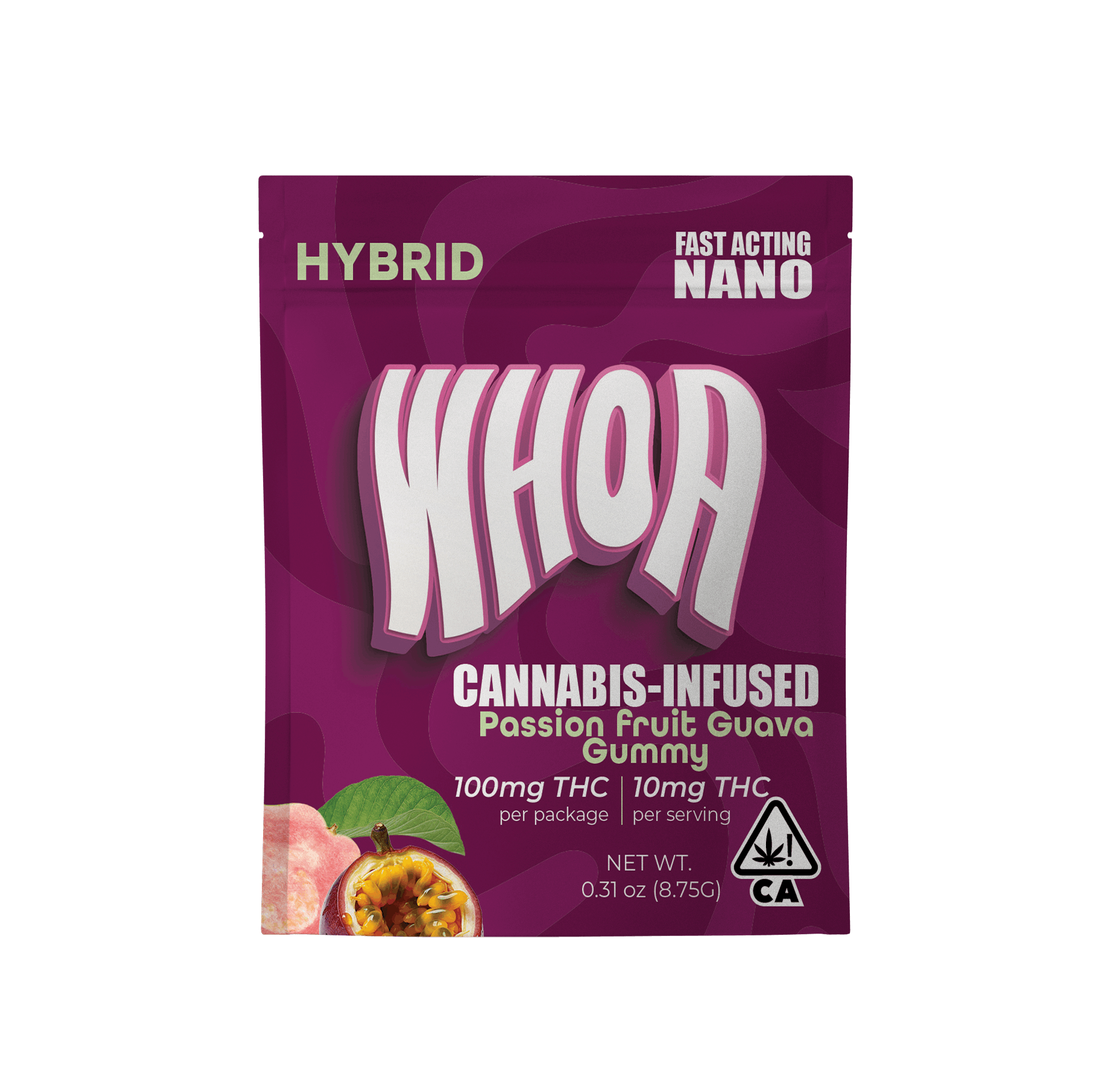 PASSION FRUIT GUAVA 100MG - WHOA -  - $5 - Edibles
