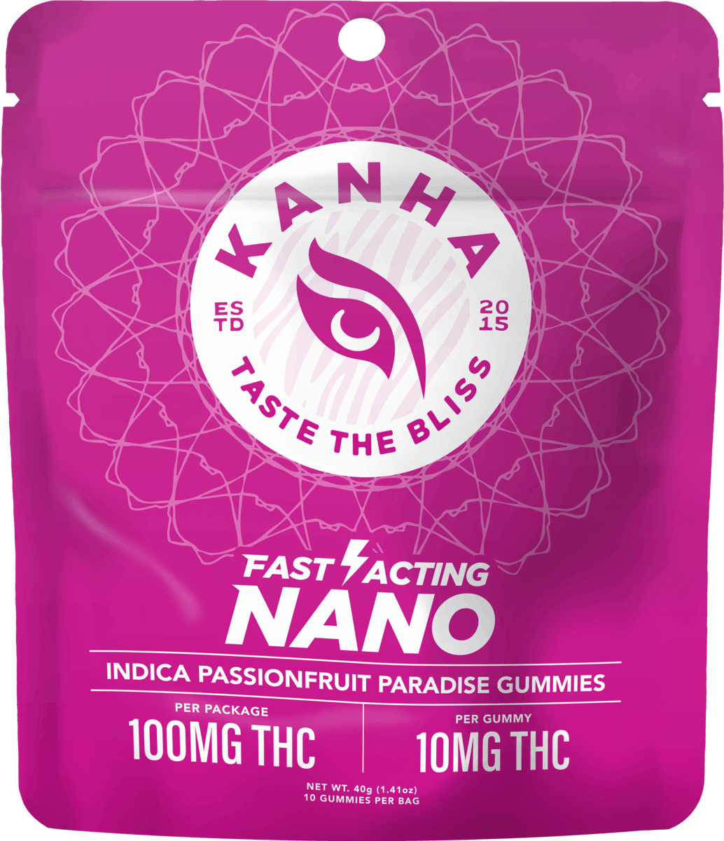 NANO Passionfruit Paradise Gummies - Kanha - 20 Gummies - $22.99 - Edibles