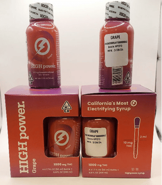 Grape Power Syrup 4PK 1000MG Beverages - HIGH power -  - $29.70 - Tincture