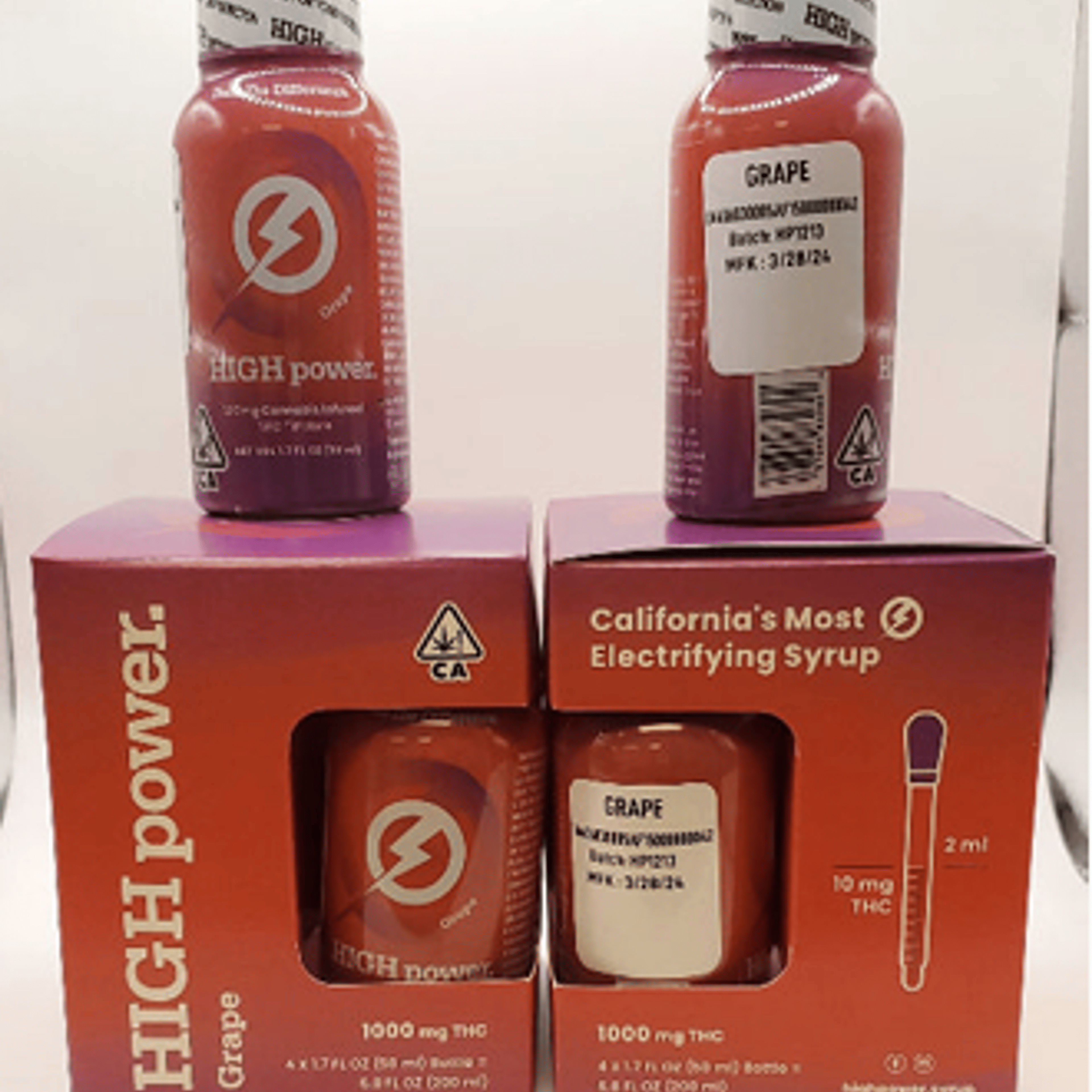 Grape Power Syrup 4PK 1000MG Beverages - HIGH power - - $29.70 - Tincture