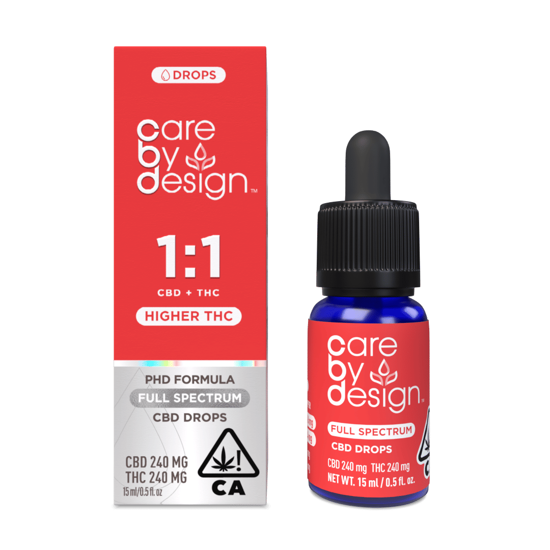 CBD-Rich 1:1 Sublingual Drops - 15mL - Care By Design - 1:1 Drops - $45 - Tinctures