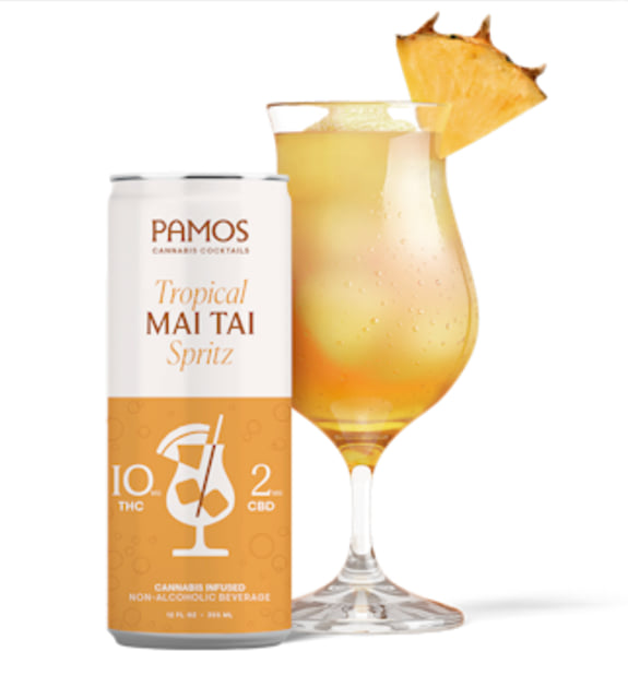 Pamos - 4PK Mai Tai Spritz 40mg 12oz