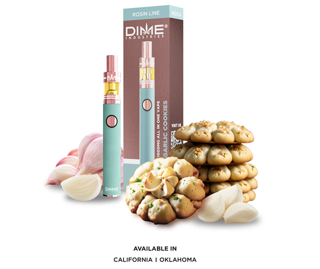 Dime - Garlic Cookies 600mg Rosin line .6g all-in-one