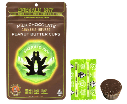 Emerald Sky: Hybrid Milk Chocolate Peanut Butter Cups - 10pk
