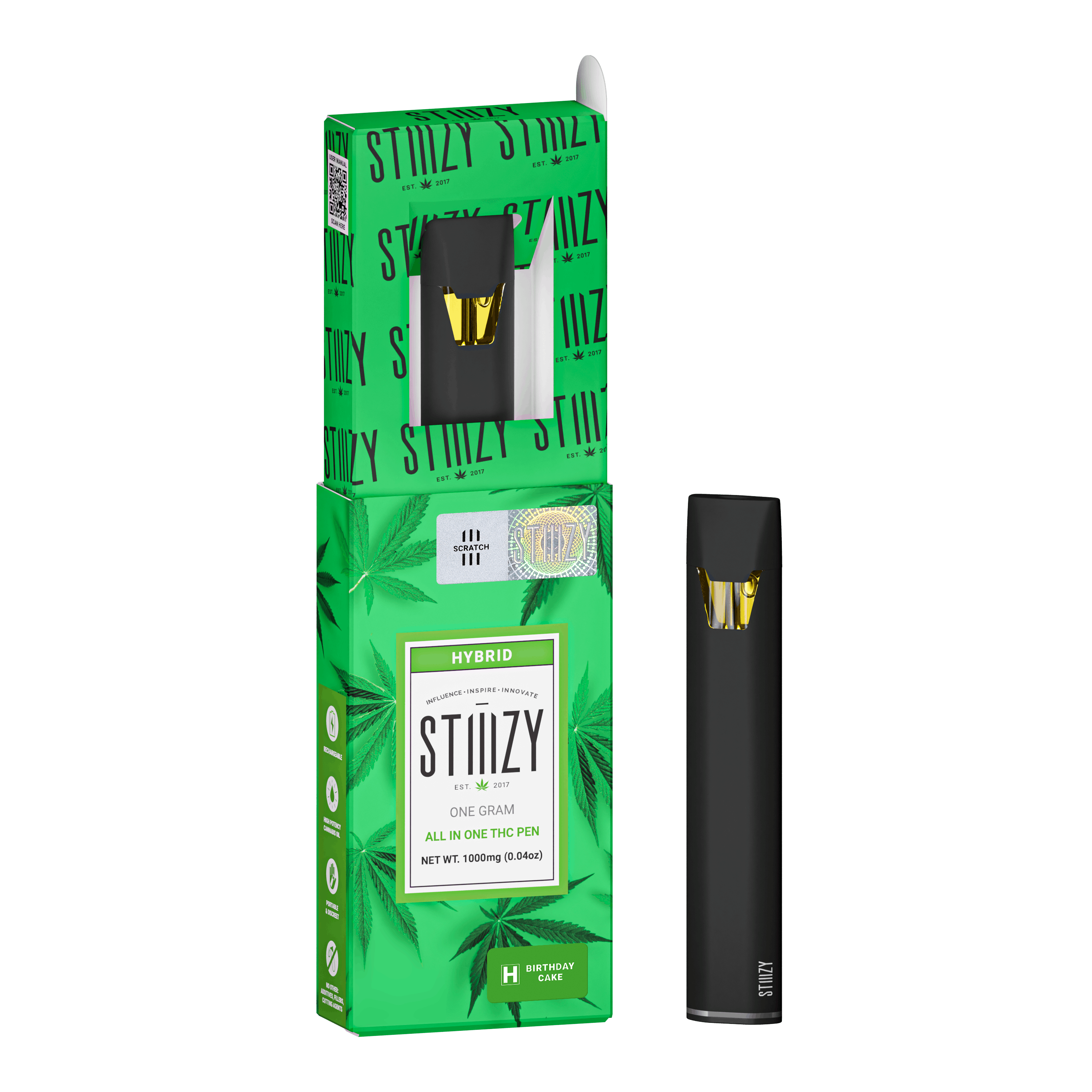STIIIZY AIO | 1g Birthday Cake - Hybrid - STIIIZY -  - $25.50 - All-In-Ones