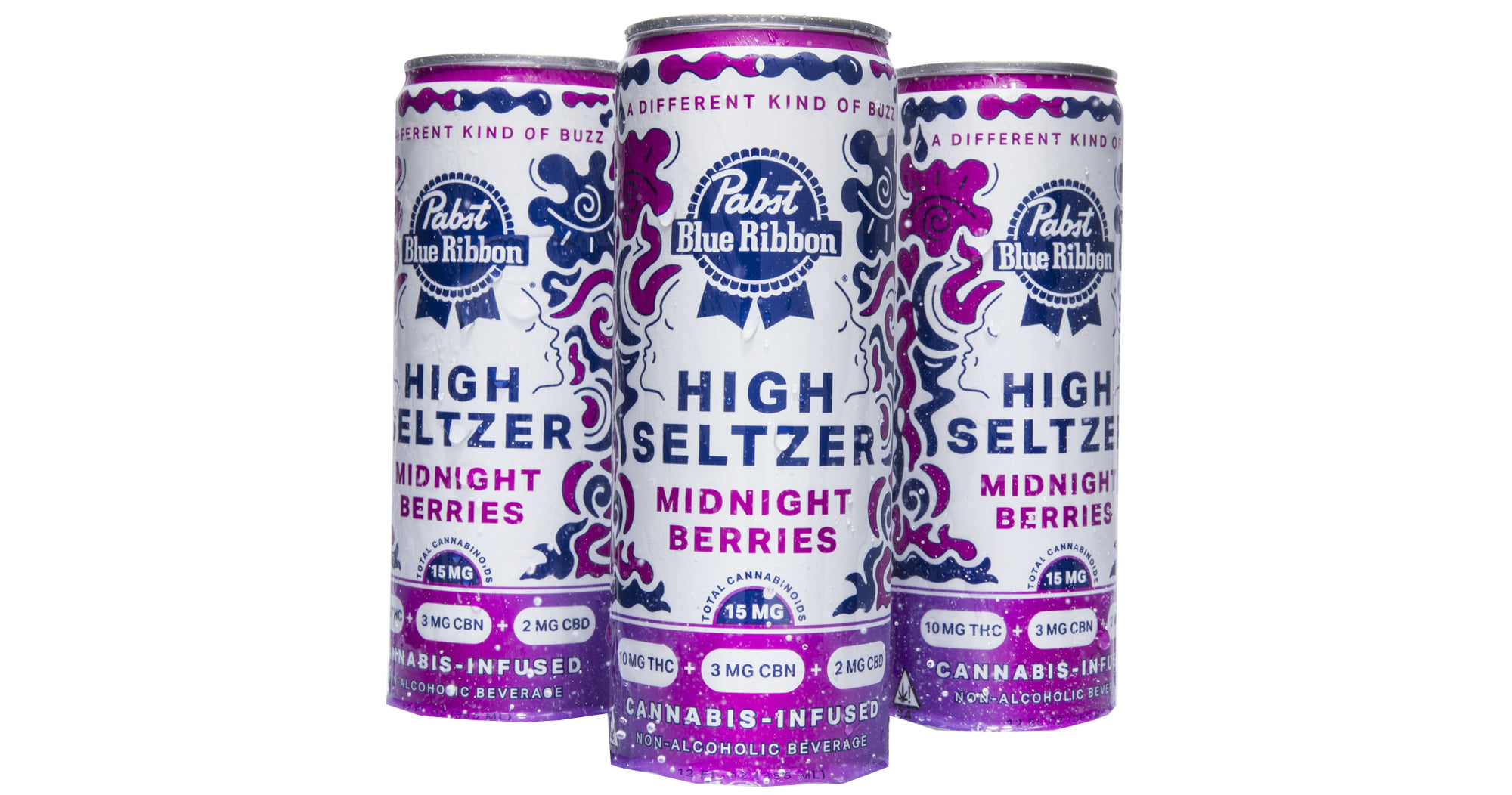 Midnight Berries High Seltzer CBN | 15mg