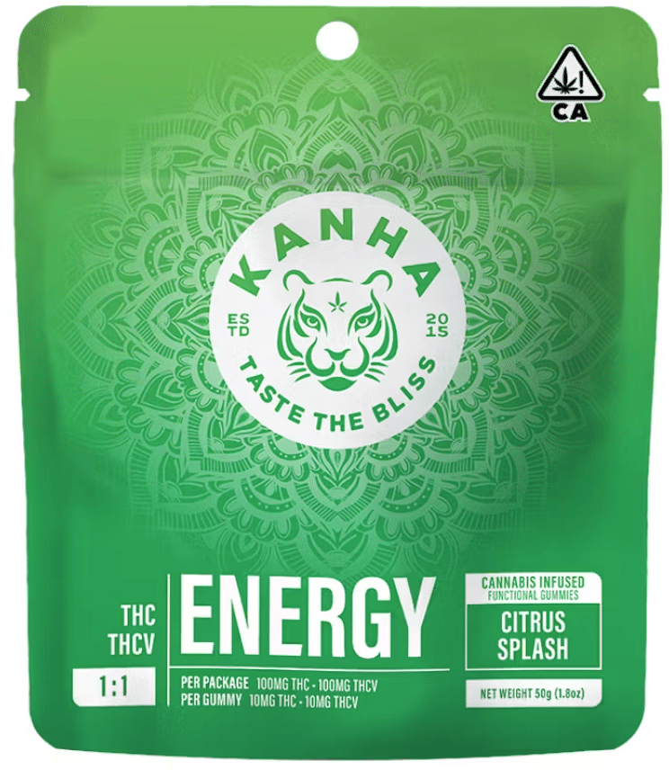 FX Energy 1:1 Citrus Splash 100mg Gummies - Kanha -  - $16.50 - Edibles