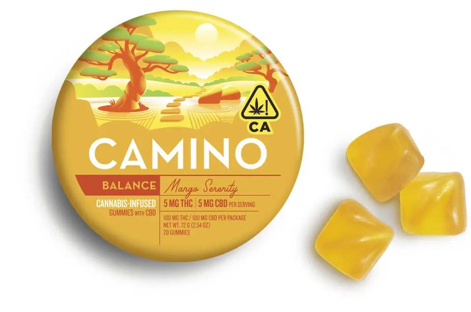 Mango Serenity 1:1 CBD - Camino - Kiva - Mango Serenity 1:1 (H) - $19 - Edibles