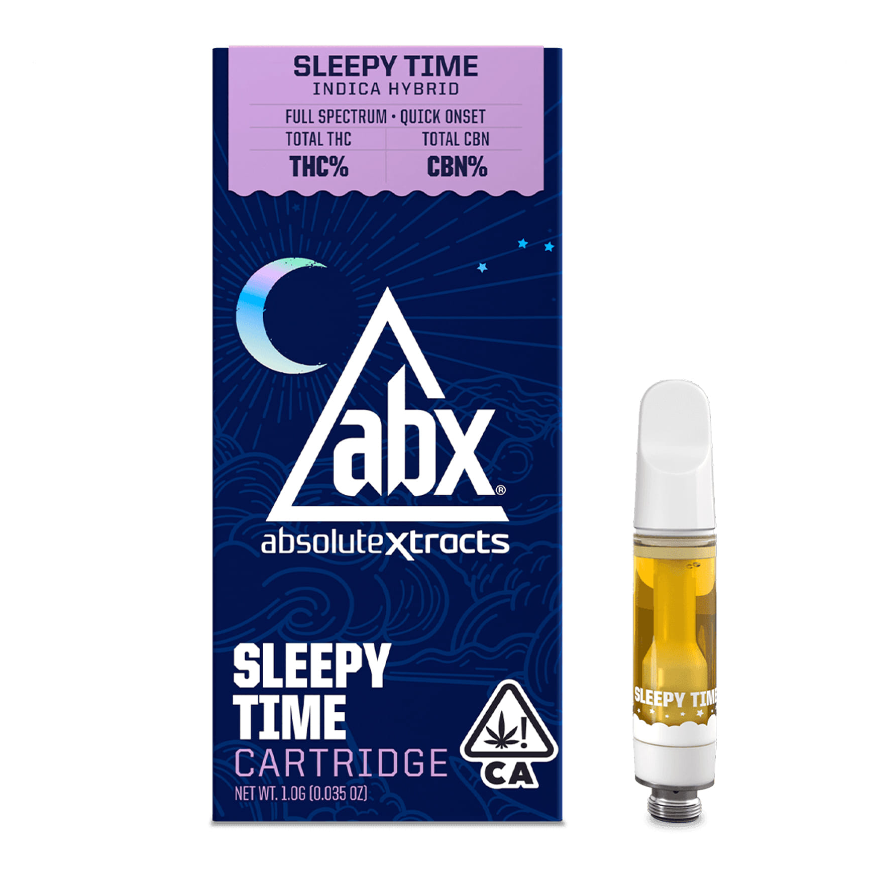ABX Sleepy Time 1g (I) Cart - AbsoluteXtracts - Sleepy Time (I) - $42 - Vape Cartridge