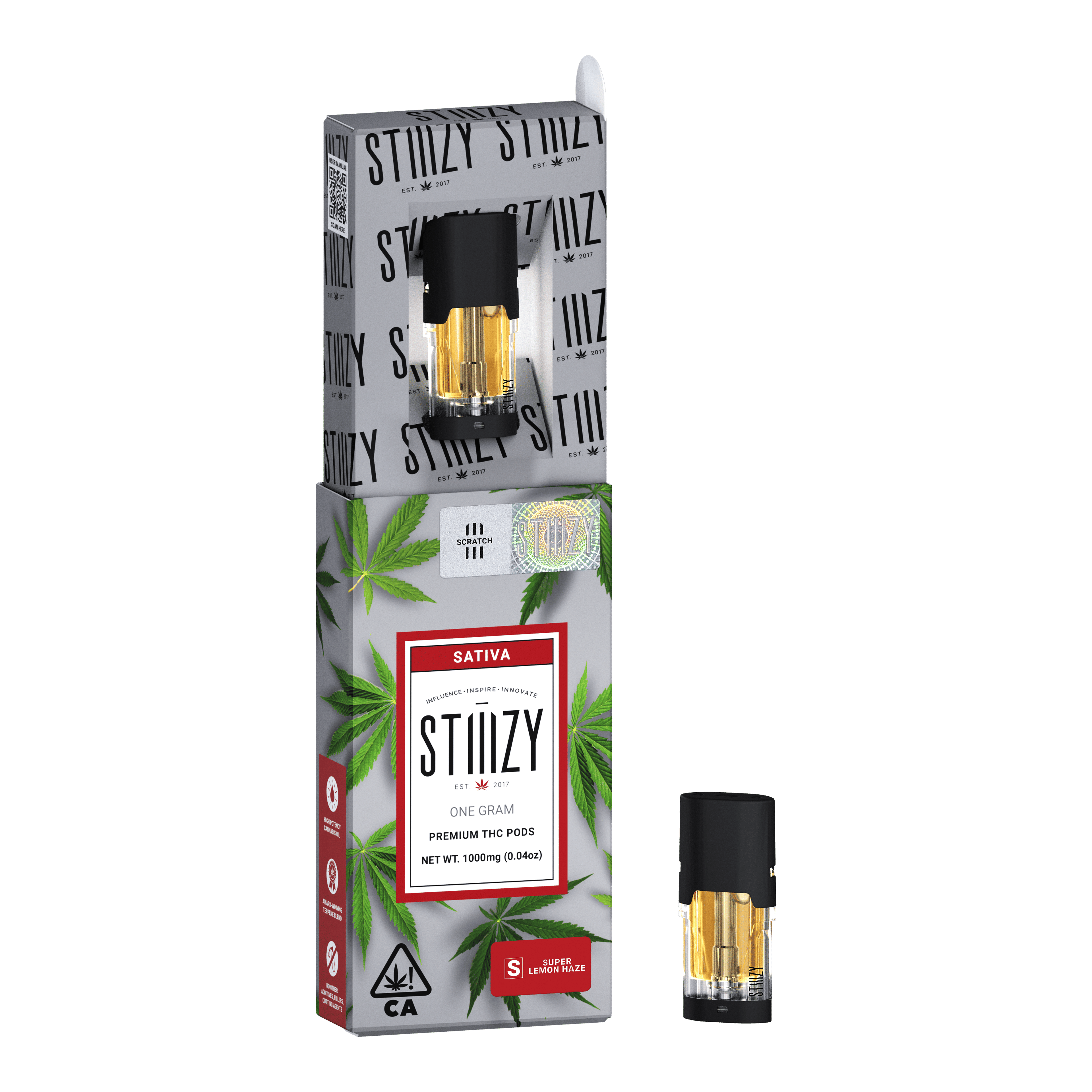 Super Lemon Haze - Premium Pod - STIIIZY - One Gram - $21.99 - Pods (STIIIZY + PlugPlay + PAX + Left Coast)